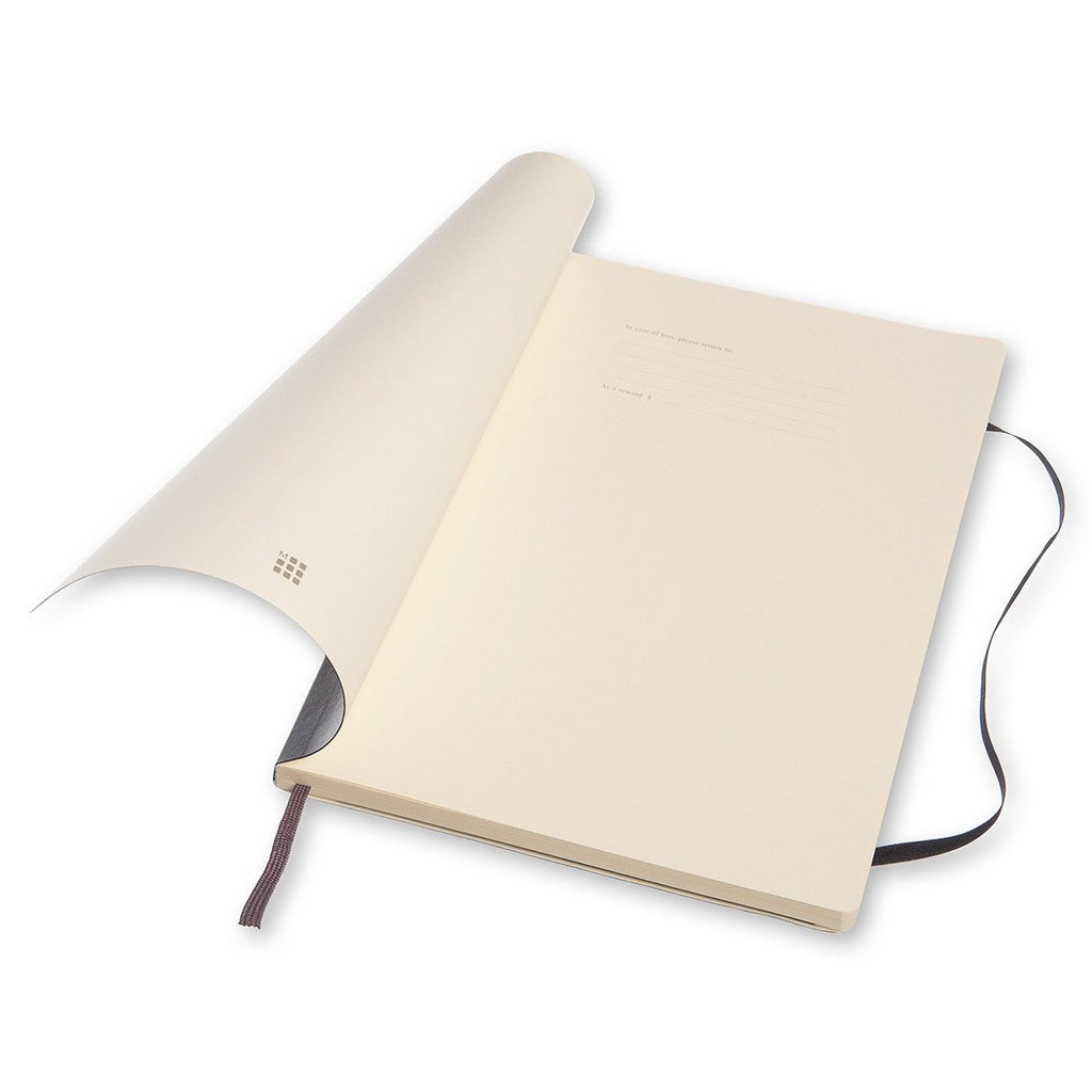 Black A4 Moleskine Notebook - J. Cosmo Menswear