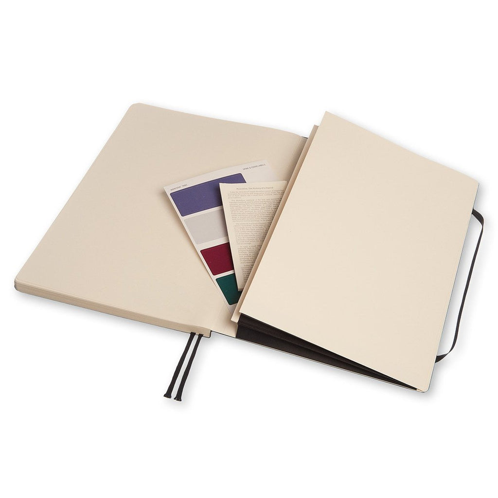 Black A4 Moleskine Notebook - J. Cosmo Menswear