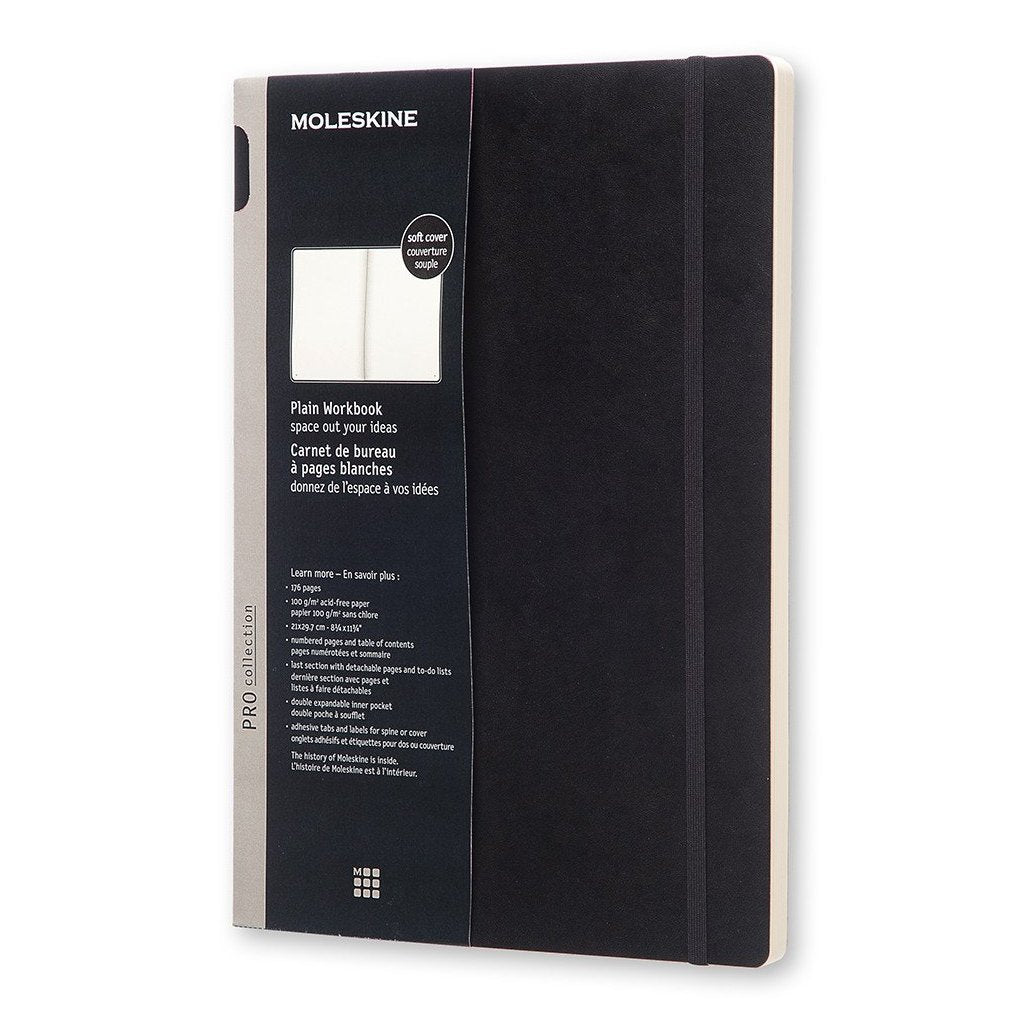 Black A4 Moleskine Notebook - J. Cosmo Menswear