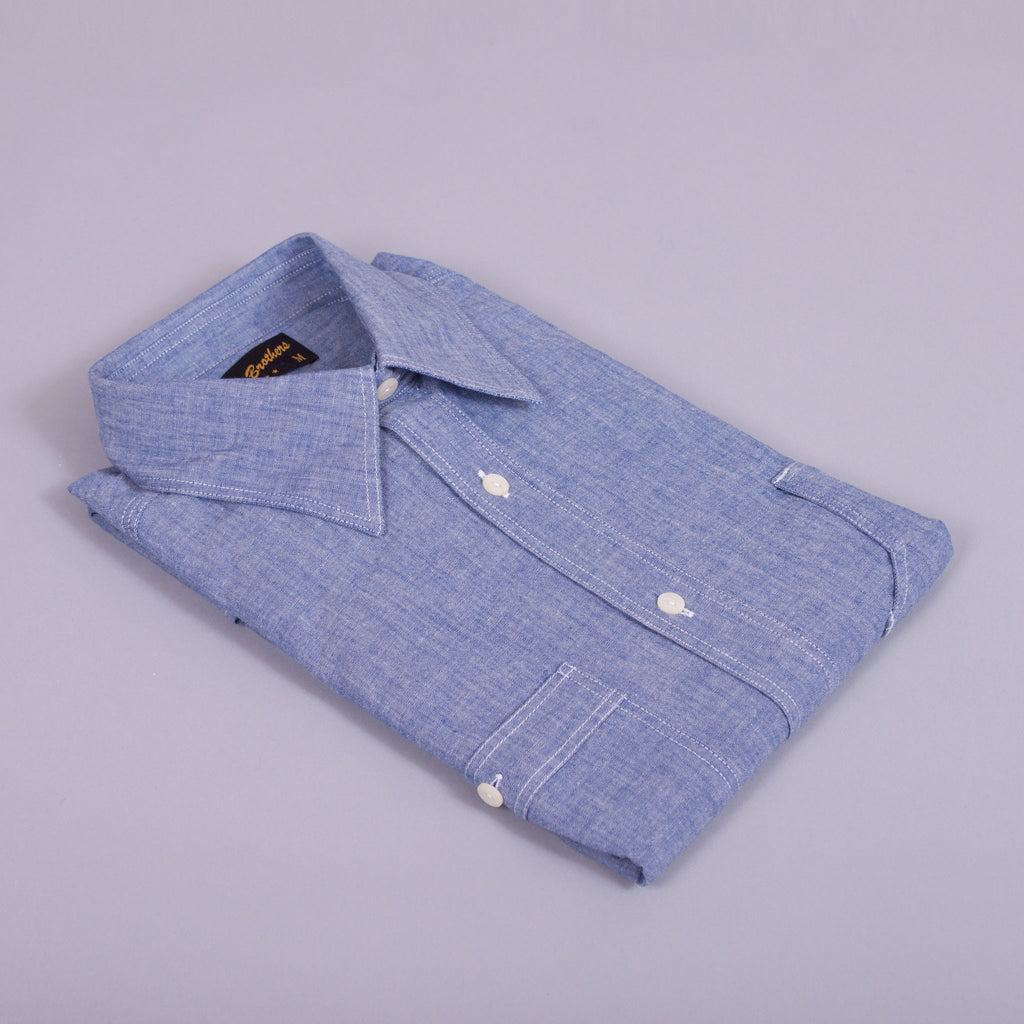 Chambray Work Shirt - J. Cosmo Menswear