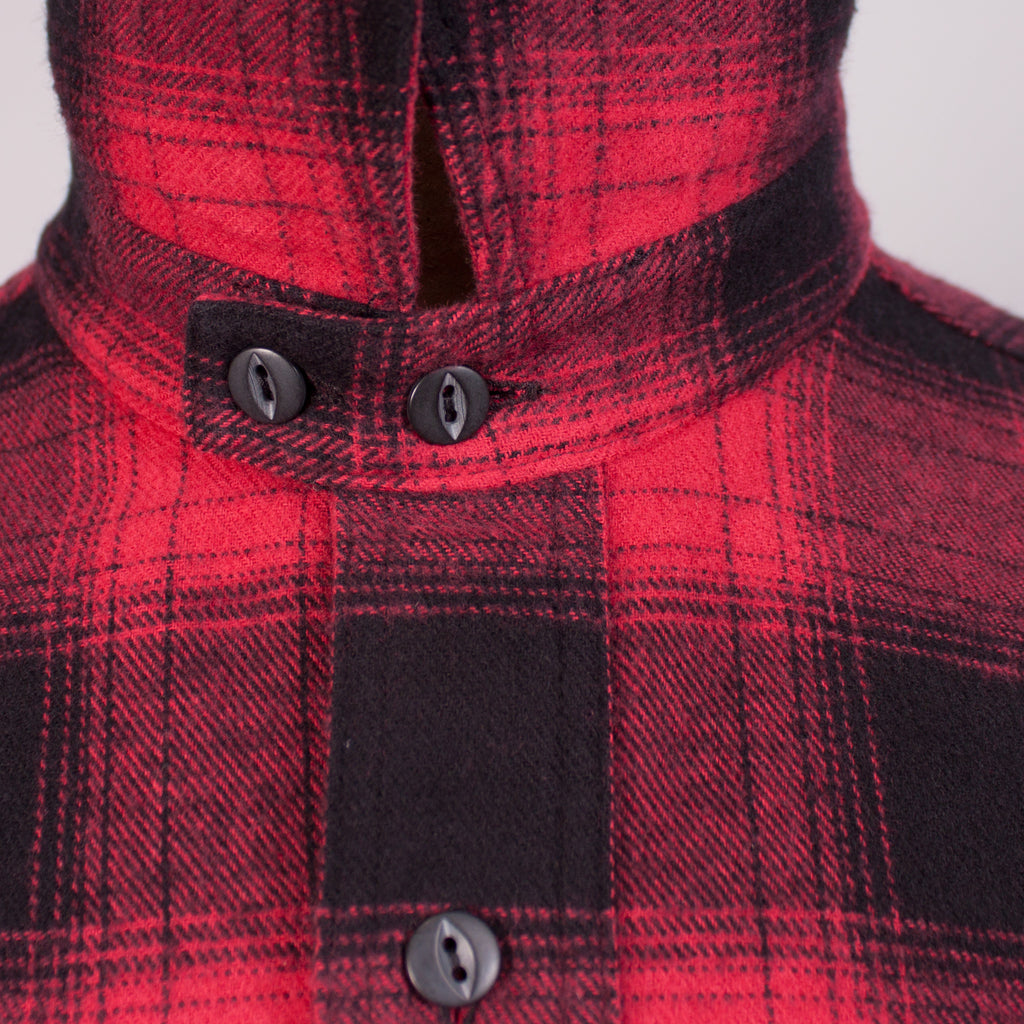 Red/Black Flannel Work Shirt - J. Cosmo Menswear