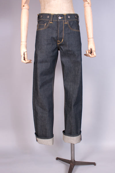 1930 - 1940s Selvedge Denim Workwear Jeans - J. Cosmo Menswear