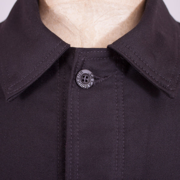 Le Laboureur Black Moleskin Jacket J. Cosmo