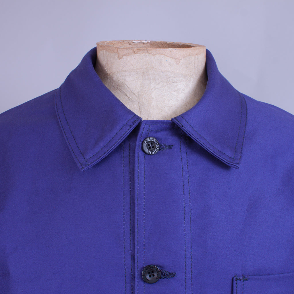 Le Laboureur Blue Moleskin Jacket - J. Cosmo Menswear