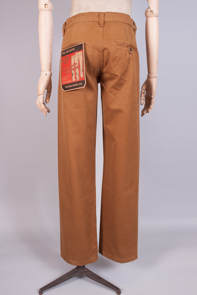 1940s Duck Brown Chinos - J. Cosmo Menswear