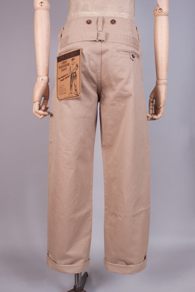 1930s Khaki Engineers Chinos - J. Cosmo Menswear