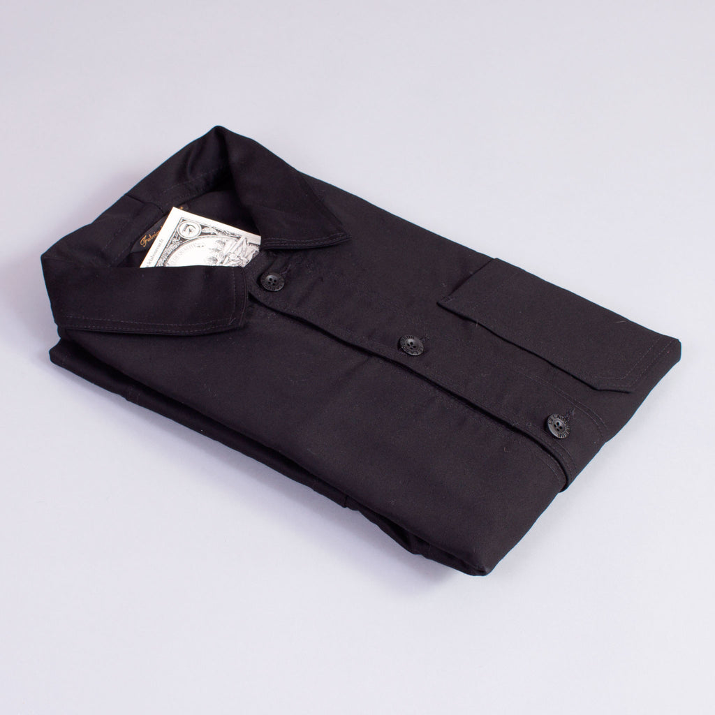 Le Laboureur Black Moleskin Jacket - J. Cosmo Menswear
